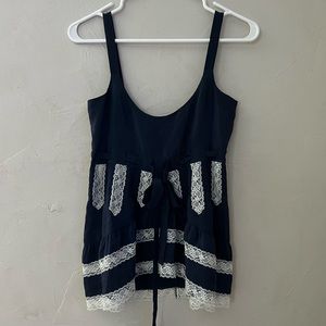 Paul & Joe Women’s Silk Top Camisole Navy Blue Size 1